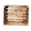 wooden smoked crate 50x40x30cm