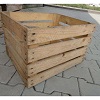 used wooden fruit crate